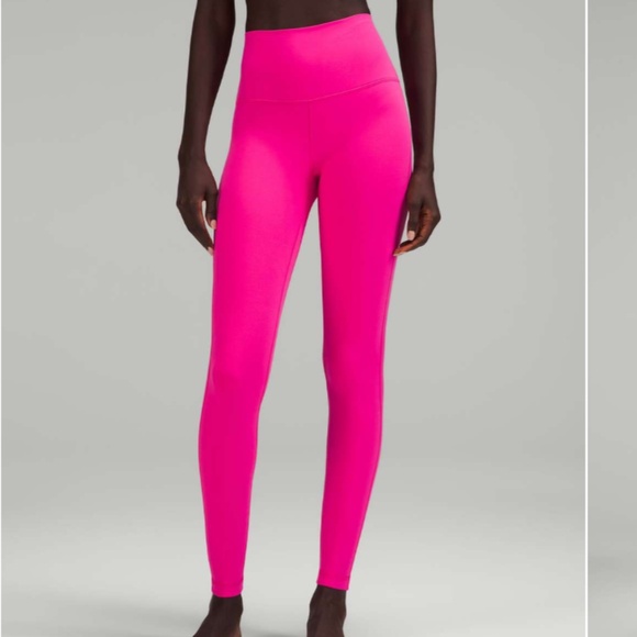 Lululemon Align High-Rise Pant 28" Sonic Pink (matching jacket for $90 total) - Picture 1 of 9